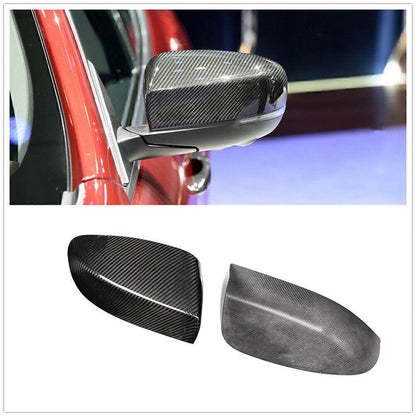 Carbon Fiber Rear View Mirror Cap for Maserati Ghibli Quattroporte (17-23)