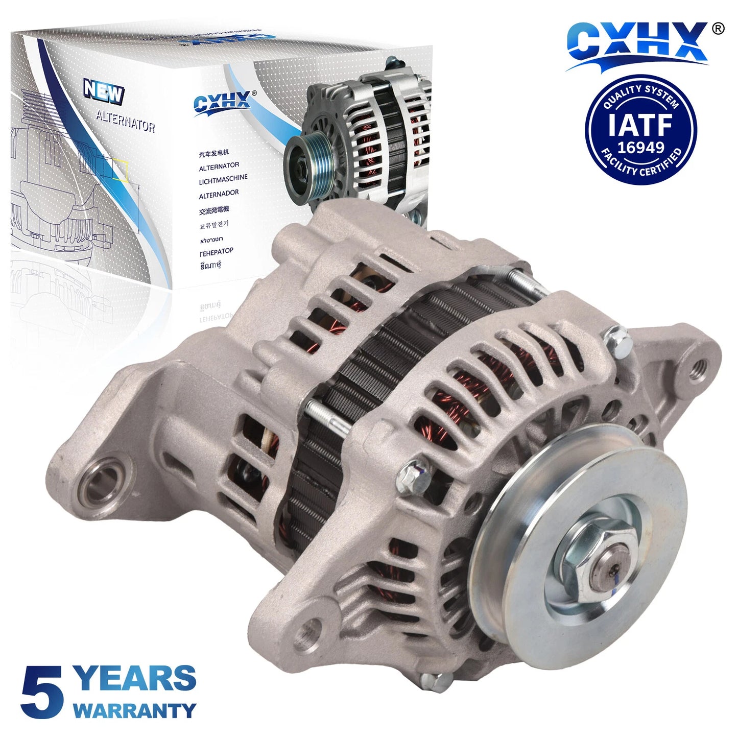 Alternator 12V 40A for Hyster FE Engine Yale Lift Truck (FE, HA, XA)