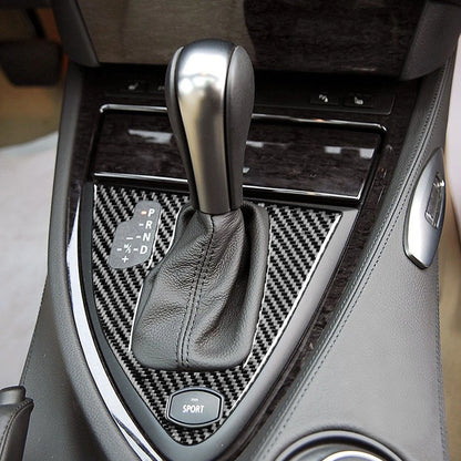 Carbon Fiber Gear Shift Cover for BMW 650i 645Ci E63 (2004-2010)
