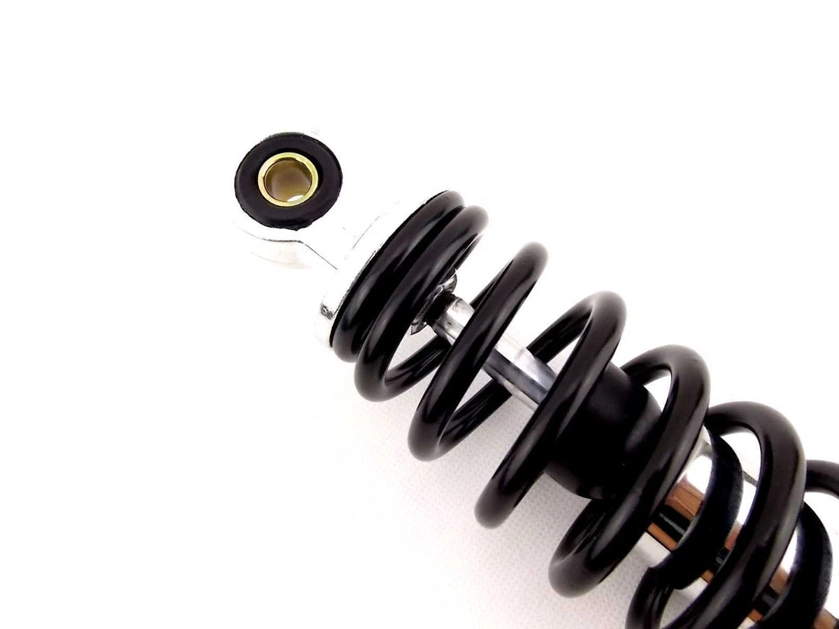 280mm JBS Black/Chrome Rear Shock Absorbers for Kawasaki KM100 (76-81)