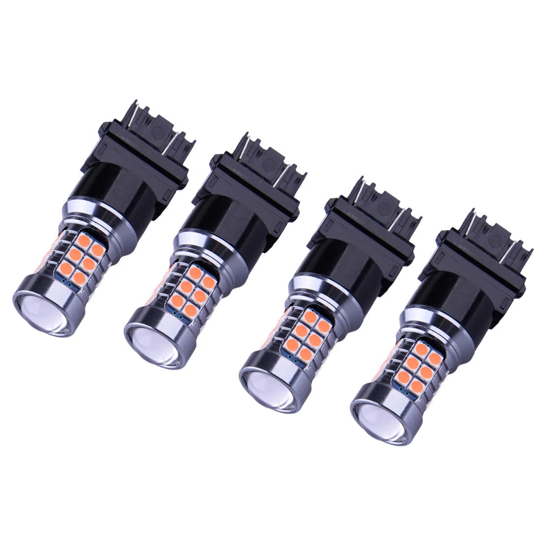 4 x 3157 Red Tail Lamp Brake Light Bulbs for Chevy Silverado 1500 (1999-2012)