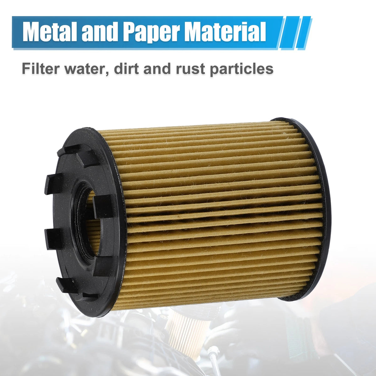 3 x Engine Oil Filters with Seals for KIA II 1.3L (2001-2006)