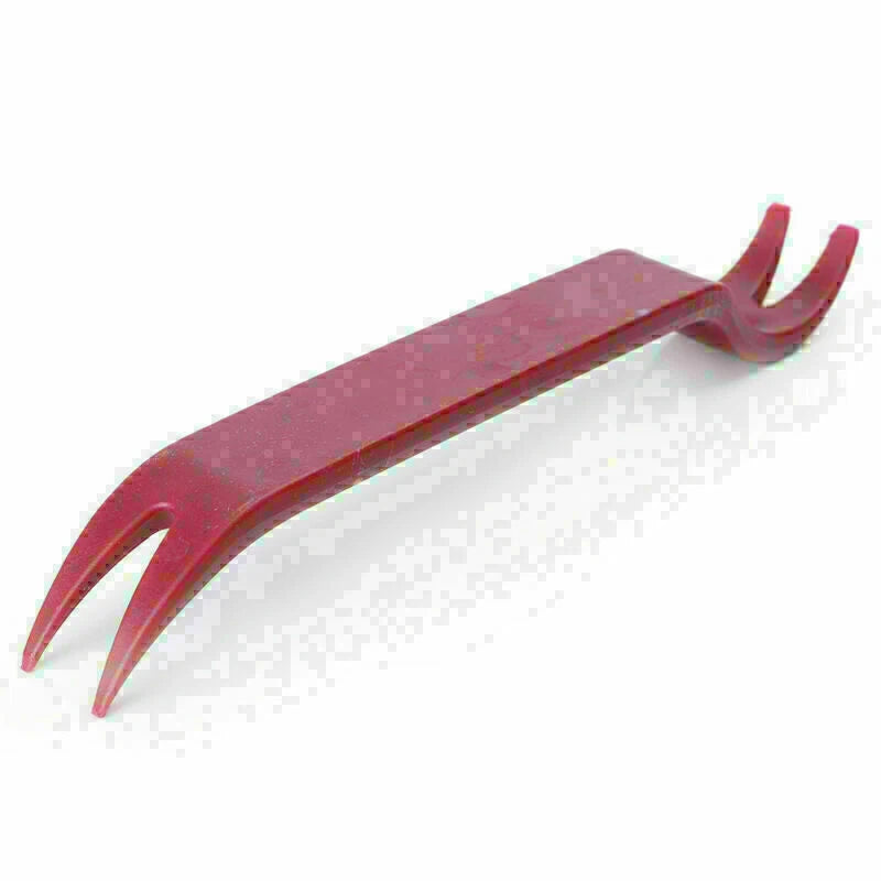 Universal Car Dash Moulding Trim for GPS Door Panel Radio Pry Tool - Red