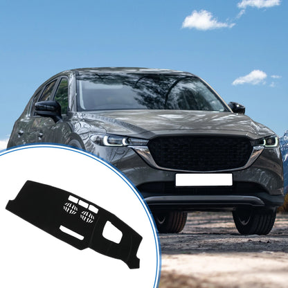 Dashboard Cover Mat Protector for Mazda CX-5 2016-2023 Black