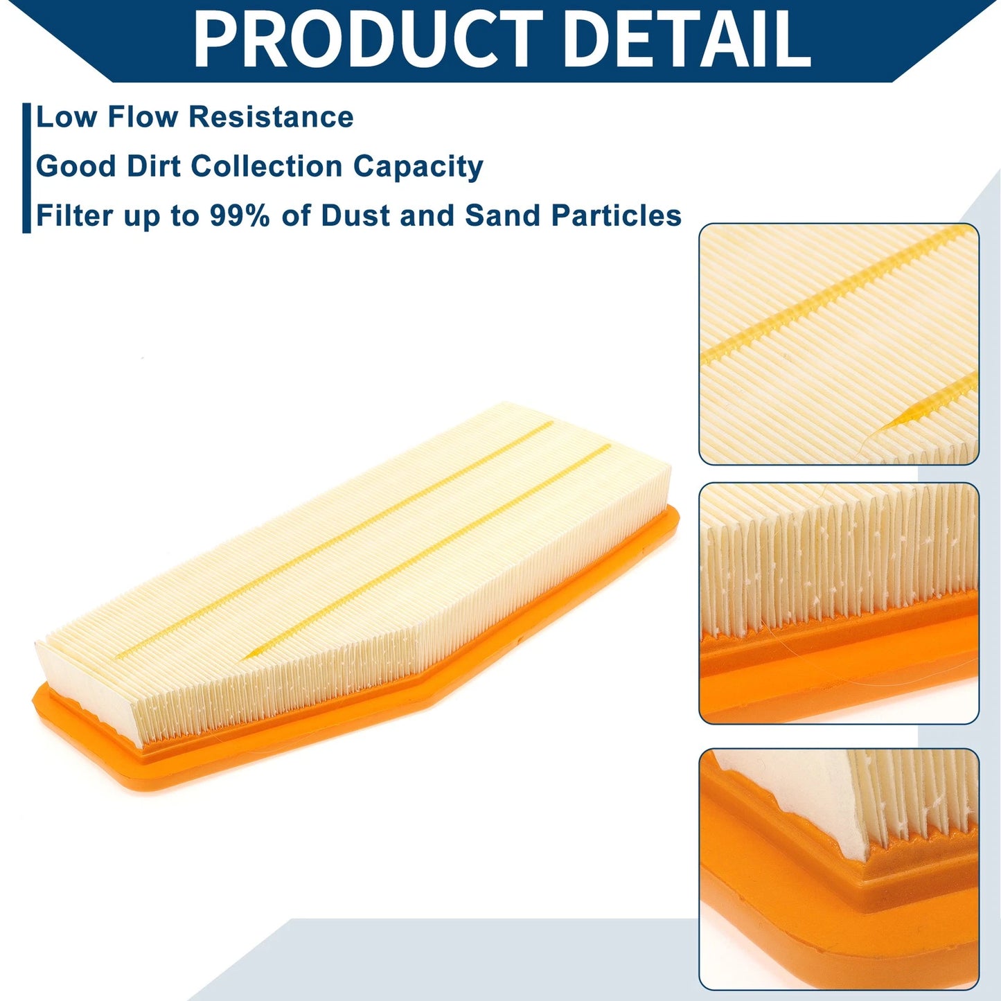 Engine Air Filter for Jeep Cherokee 2.0L (2019-2023) - 1 x Quality Filter