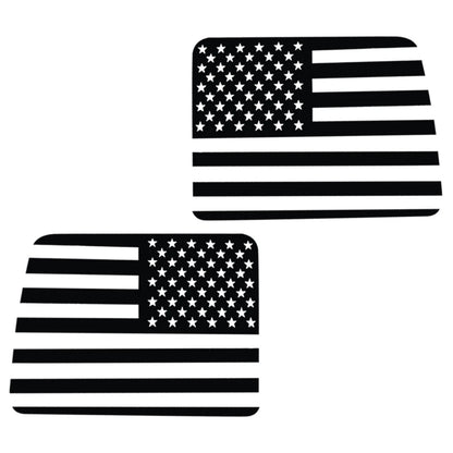 US Flag Rear Triangular Window Glass Covers for Jeep Patriot (2007-2017)