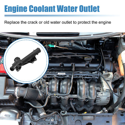Engine Water Outlet Connect Adapter for Ford Escape Fusion Fiesta (2013-2020)