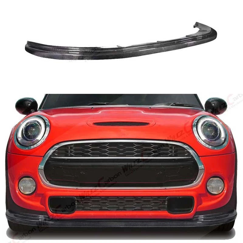 Real Carbon Fiber Front Bumper Lip for Mini Cooper S F56 F57 F55 2014-2020