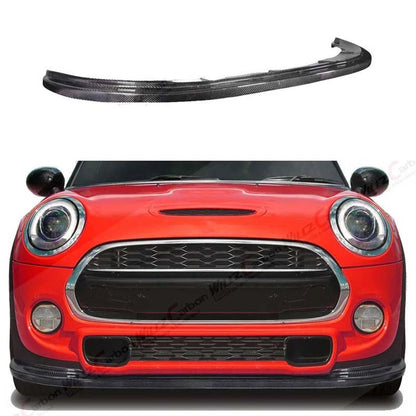 Real Carbon Fiber Front Bumper Lip for Mini Cooper S F56 F57 F55 2014-2020