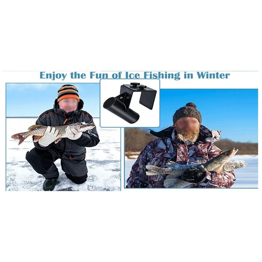 Portable Fishing Rod Holder for Ice Fishing Sleds/Boats, Carbon Steel Design