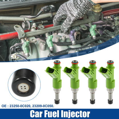 4 x Fuel Injector Nozzles for Toyota Hilux Vigo, Land Cruiser (2005-2015)