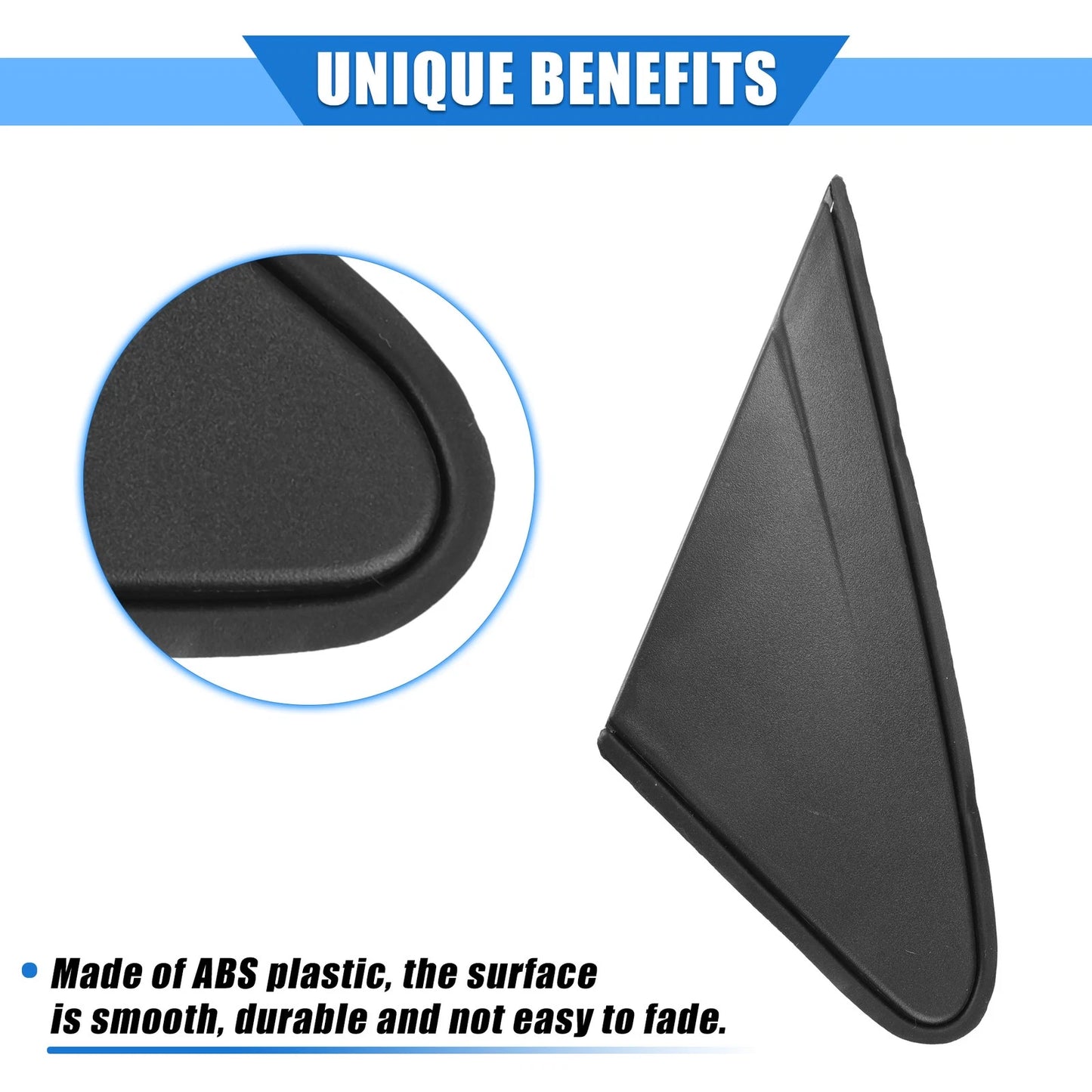 Pair Left Right Rear View Mirror Trim for Chevy Cruze (2011-2016)