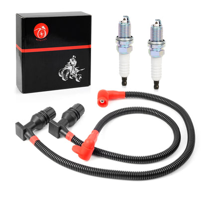 2x Ignition Coil Wire Cap Spark Plug for Polaris Ranger Crew 800 (2011–2014)
