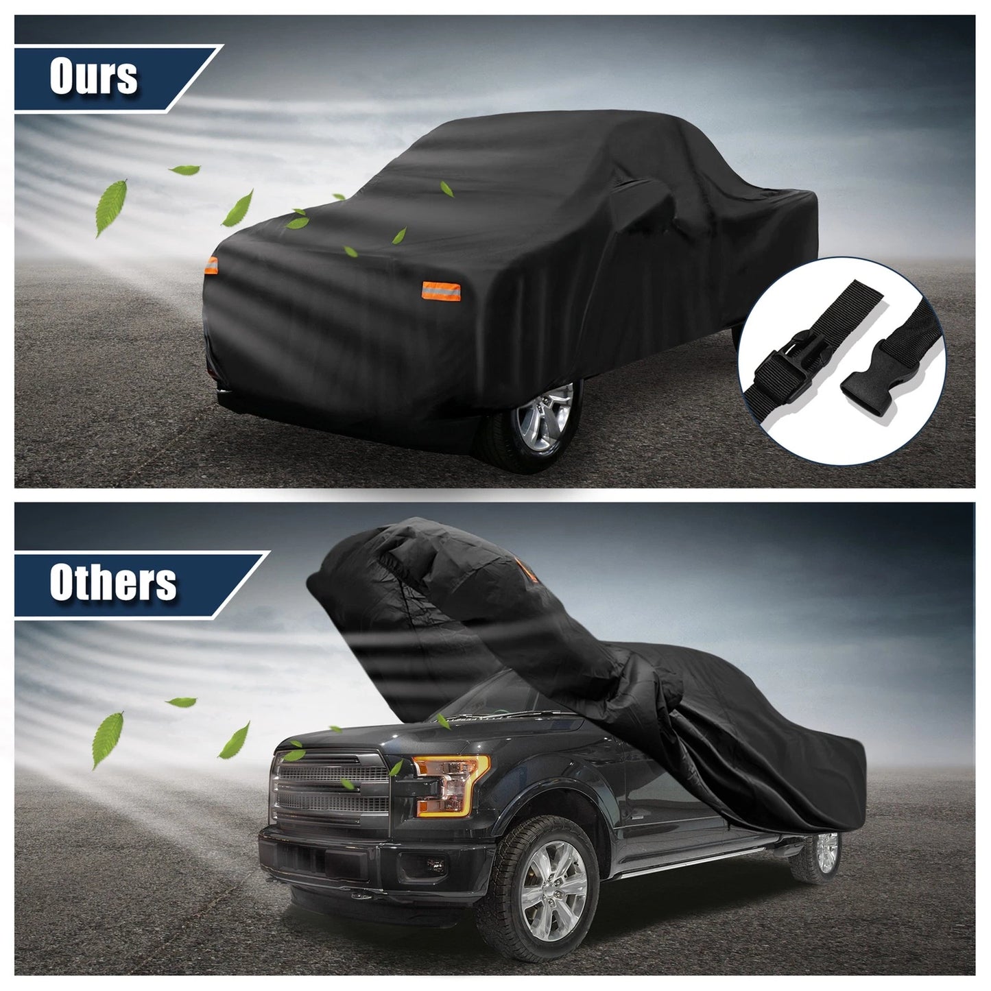 Pickup Truck Cover for Ford F150 F350 Regular Cab 2 Door (2004-2021) Waterproof