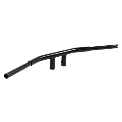 Handlebar 1 1/4" Black 4" Rise T-Bar for Harley Wide Glide Softail Road King
