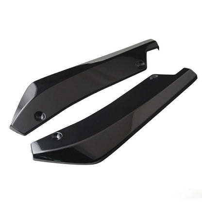 Universal Anti-Scratch Rear Bumper Lip Wrap Diffuser for Car - Black