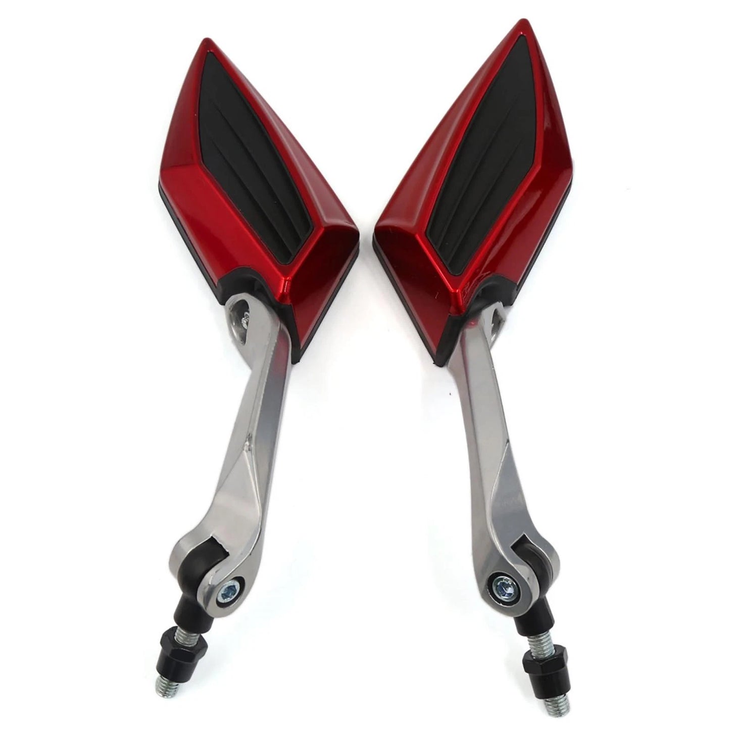 2 x Rearview Side Mirror 8mm 10mm Thread for Universal Motorcycle