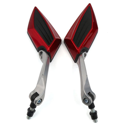 2 x Rearview Side Mirror 8mm 10mm Thread for Universal Motorcycle