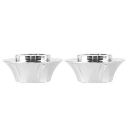 Front Tapered Axle Wheel Spacers for Harley Touring (2008-2018) Chrome 2 x