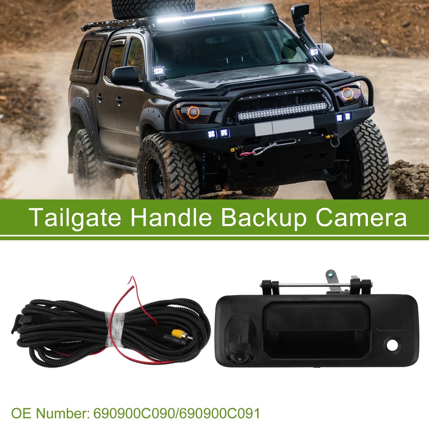 Tailgate Handle Backup Camera for Toyota Tacoma (2016-2022)