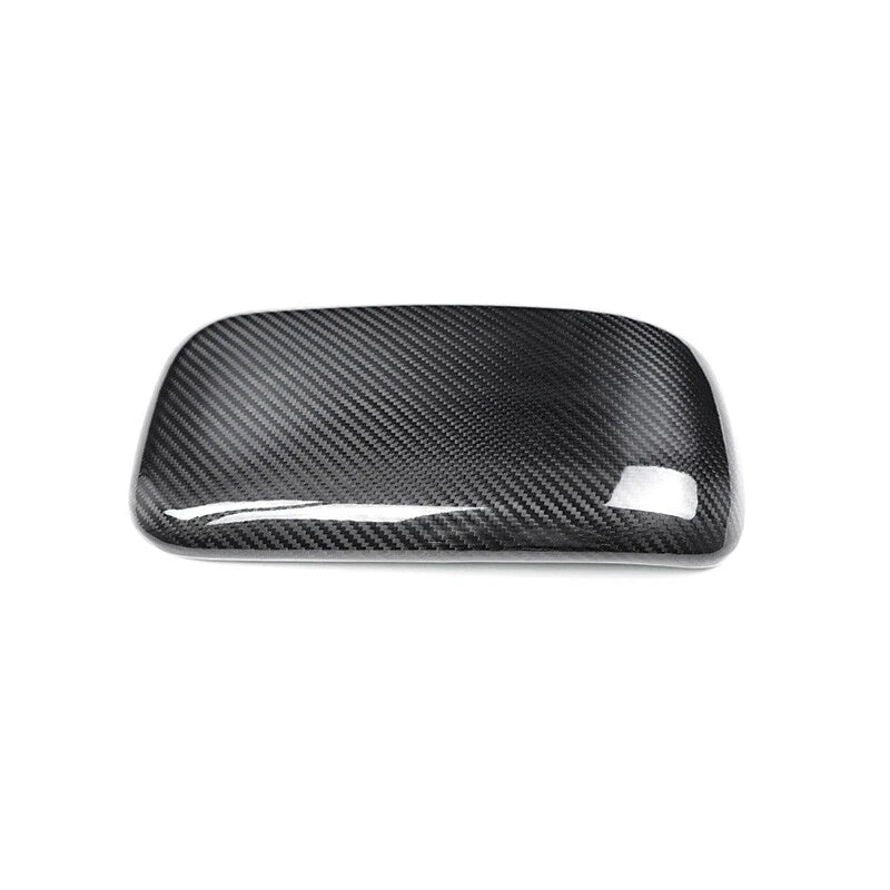 Real Carbon Fiber Armrest Storage Box Cover Trim for Mini Countryman F60 2017-22