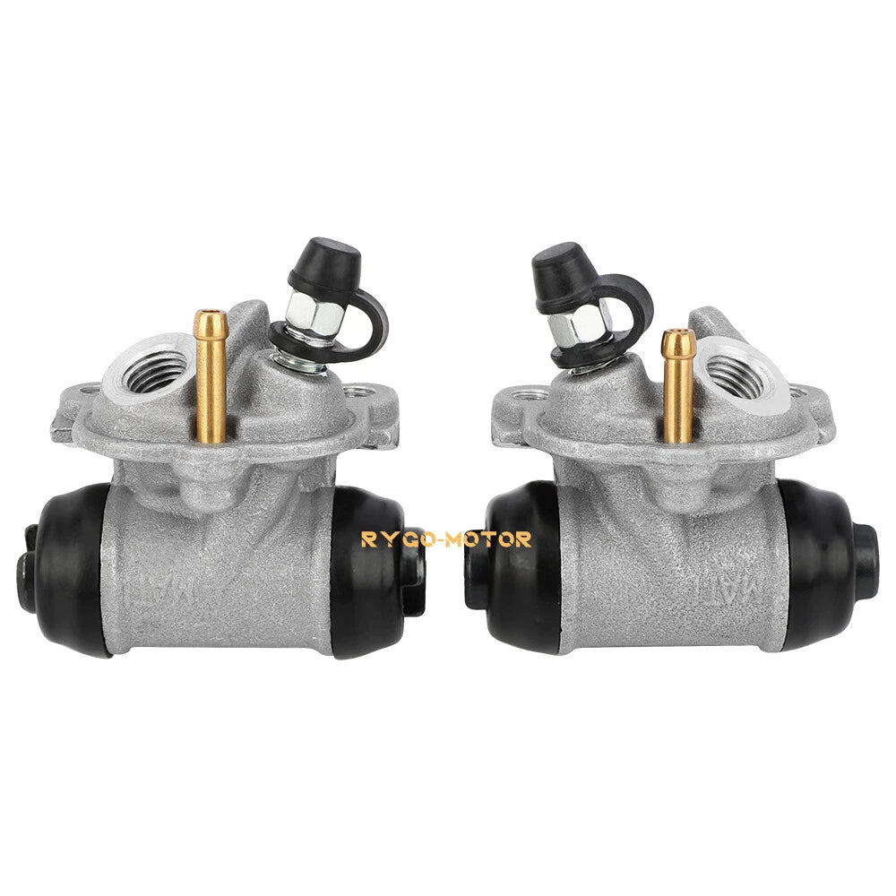 Front Brake Wheel Cylinders 2x4 Adjuster Shoes Set for Honda TRX300