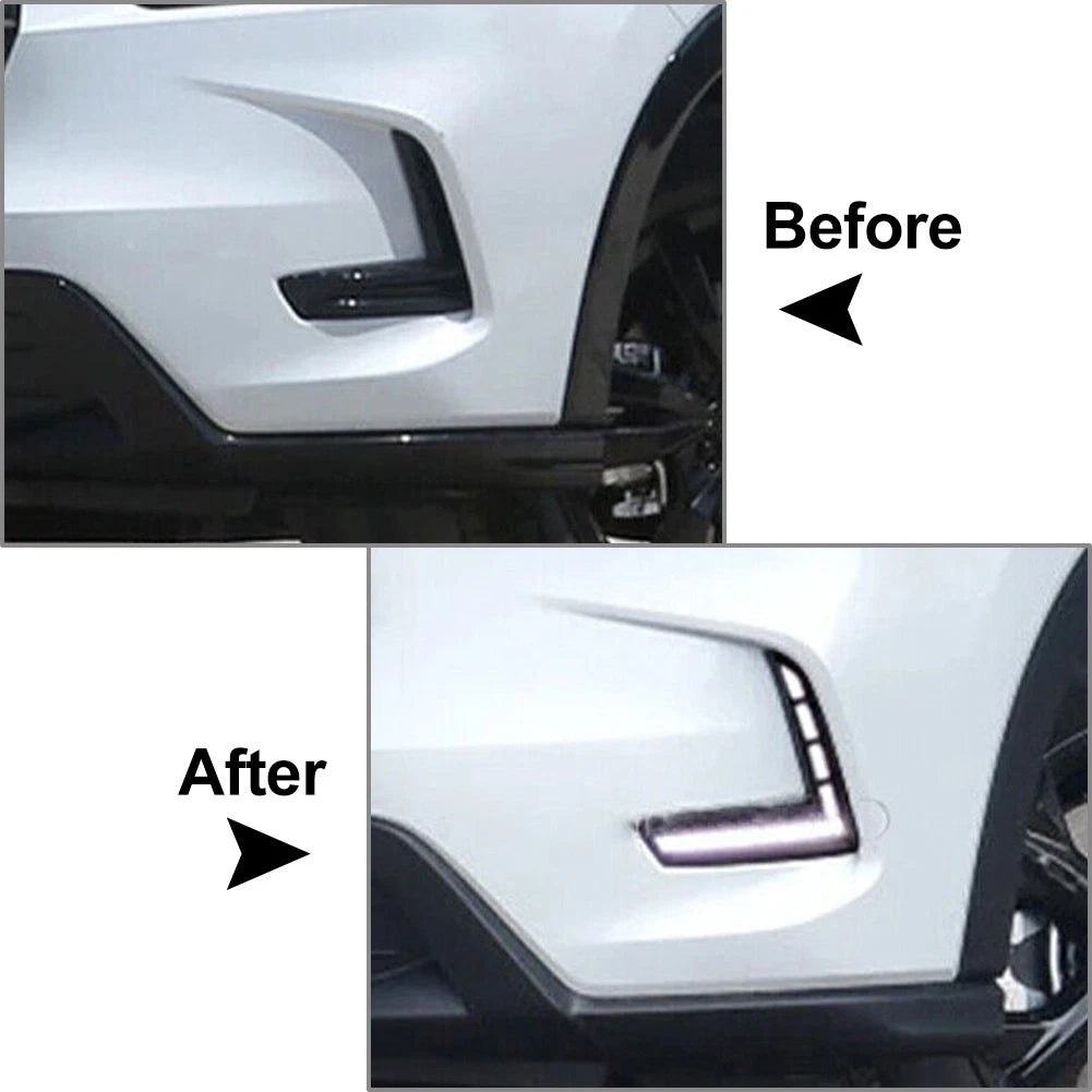 LED Daytime Running Light Fog Lamp w/ Turn Signal for Honda HR-V (2023) Pair