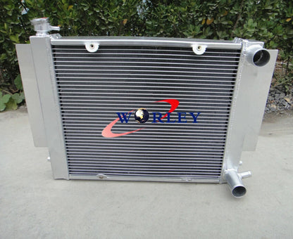 Aluminum Radiator & Fan Shroud for Mazda RX2 RX3 RX4 RX5 RX7 (1970-1985)