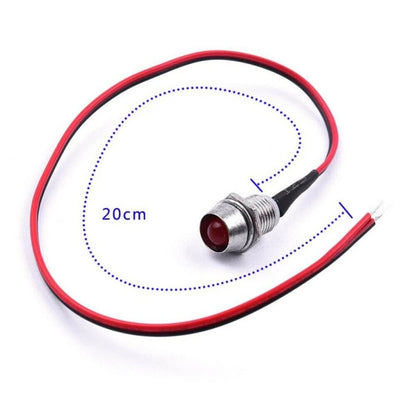 Indicator Light / 8mm 12V / LED Lamp Bulb for Car