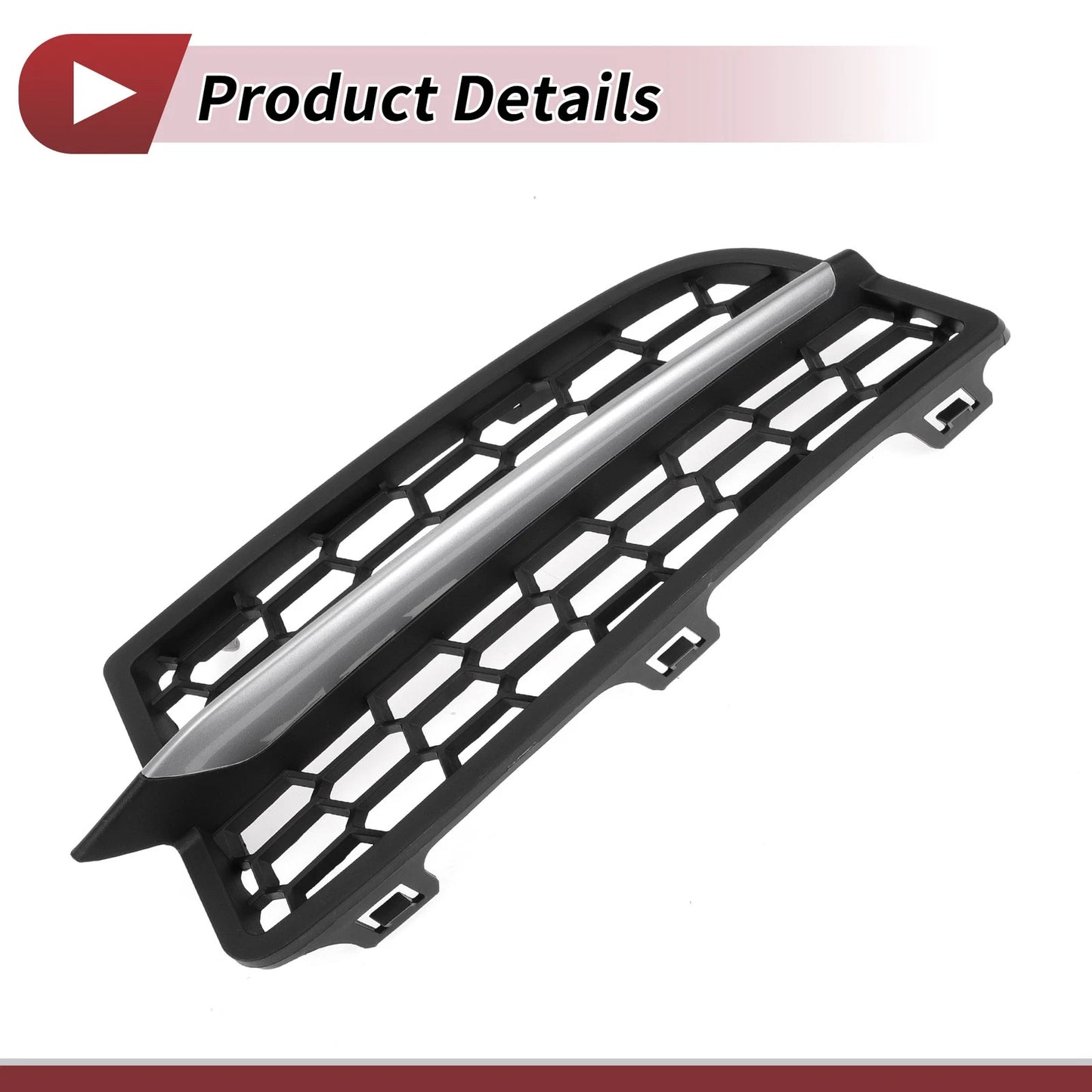 1 Pc Front Left Fog Light Grill for BMW 1 Series (2011-2015)