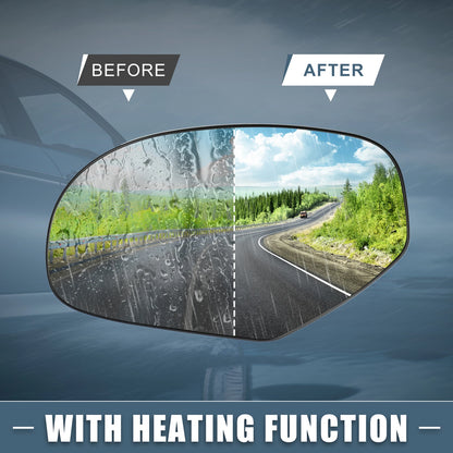 Heated Driver Left Side Mirror Glass for Chevy Silverado Suburban Avalanche