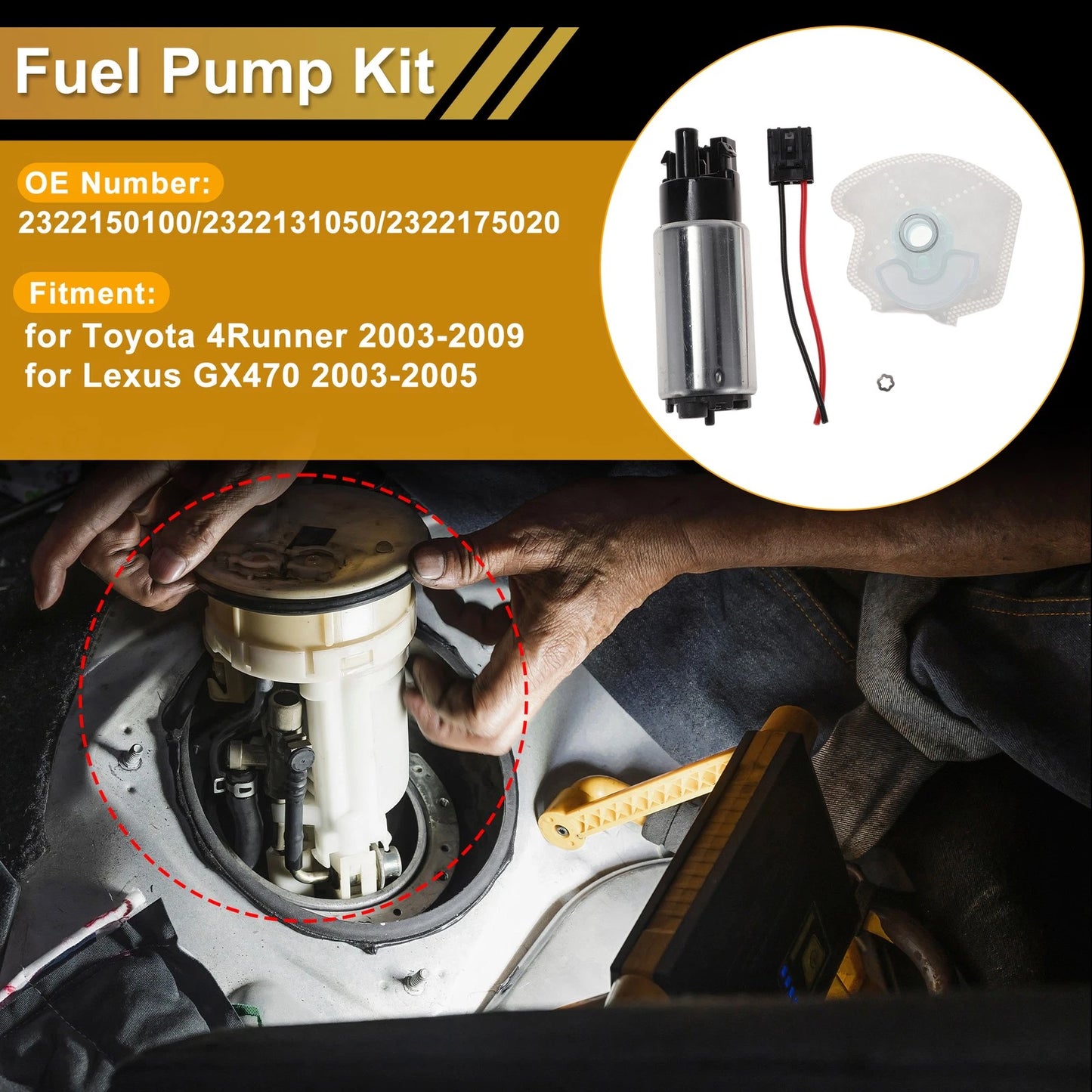 Fuel Pump for Toyota 4Runner (2003–2009)