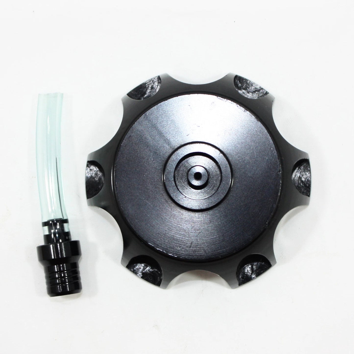 BLACK Alloy Gas Fuel Tank Cap + Breather for 110cc 125cc PIT Trail Dirt Bike