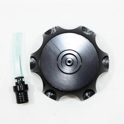 BLACK Alloy Gas Fuel Tank Cap + Breather for 110cc 125cc PIT Trail Dirt Bike