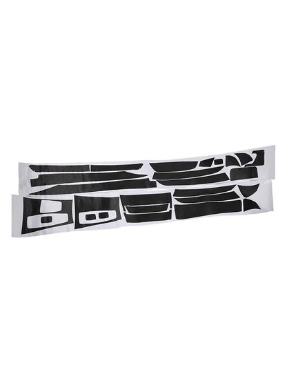 3D Carbon Fiber Interior DIY Trim Decals Black for X5 E70 (2007–2013)