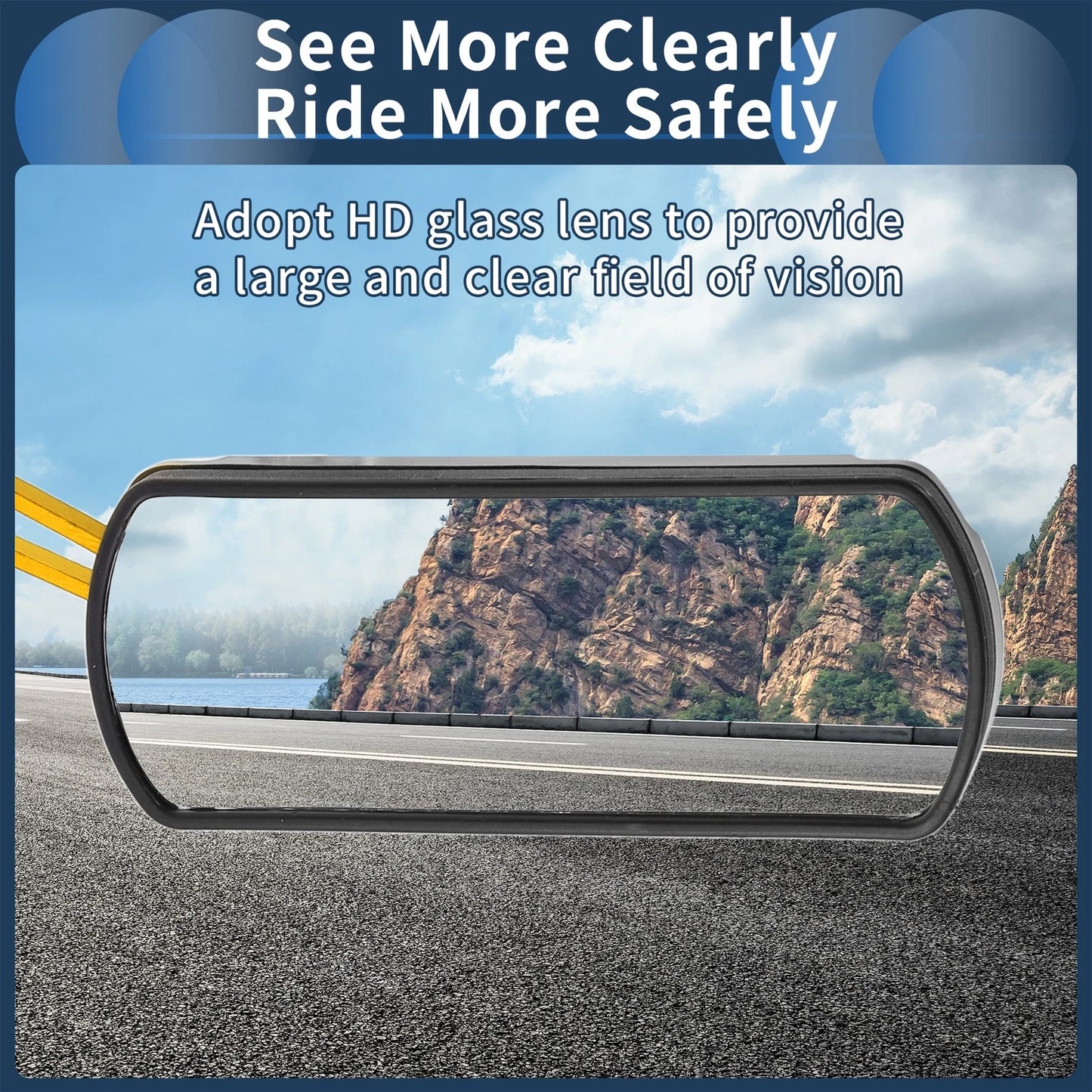 Rear View Mirror / M8/M10 / Handlebar Mirror for Motorcycle