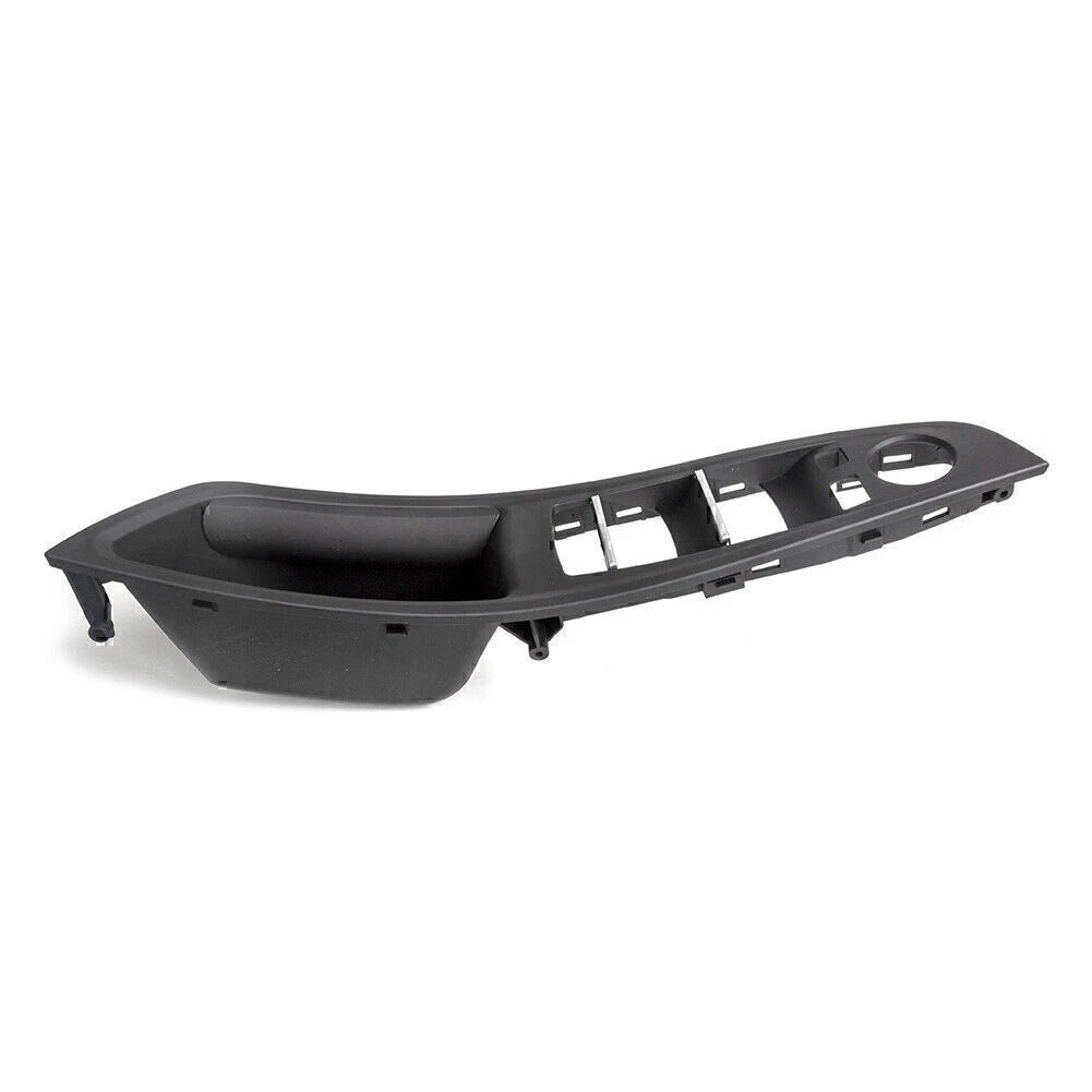 Black Front Inner Door Handle Trim Cover for BMW 5 Series (2010-2017)