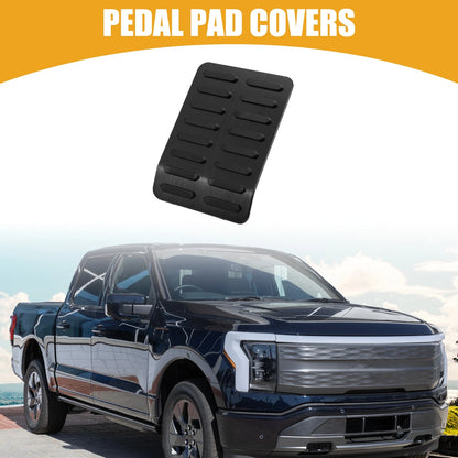 Foot Rest Pedal Pad Covers for Ford F-150 (2015-2023) Black Red