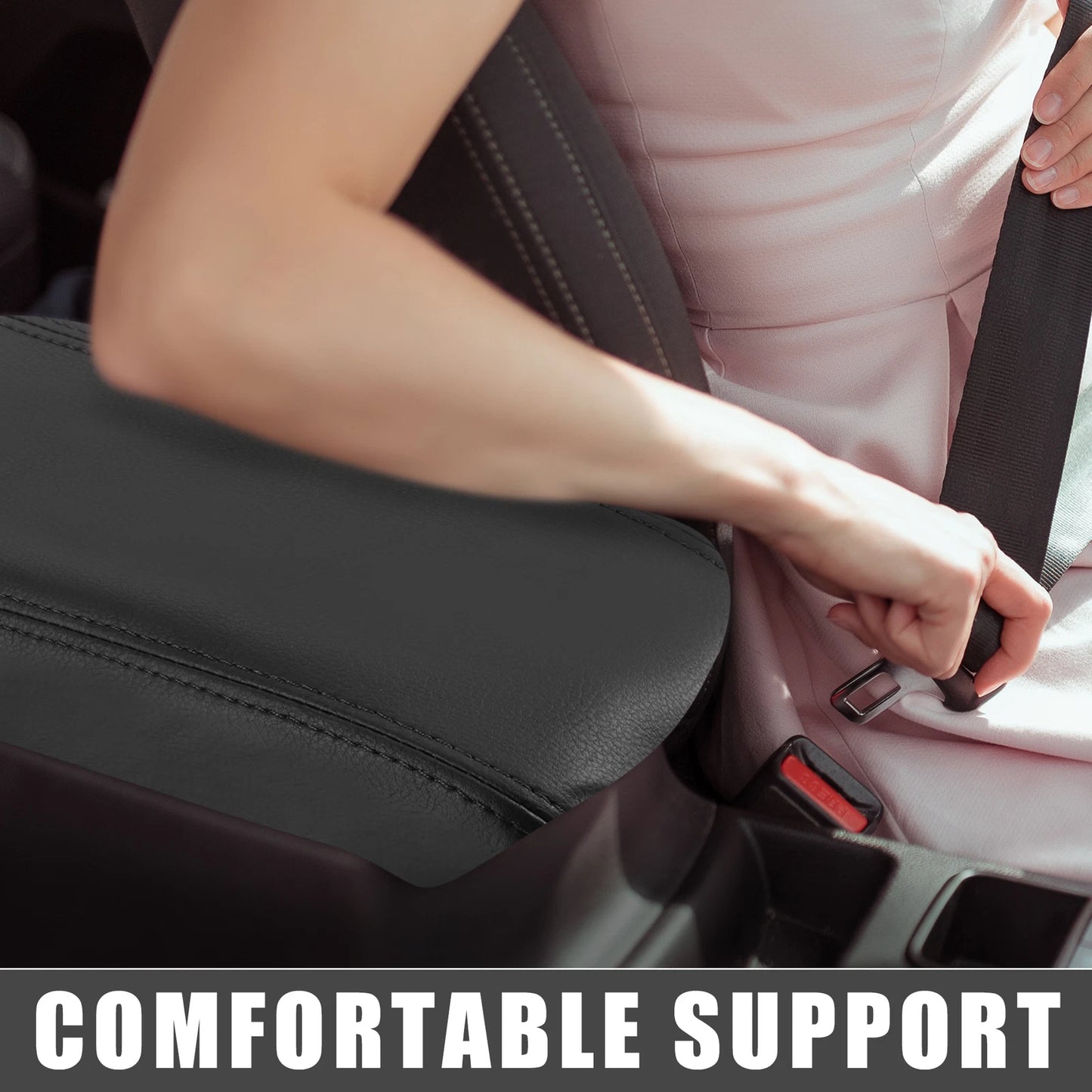 Center Console Cover for Toyota Corolla Cross (2022) - Black