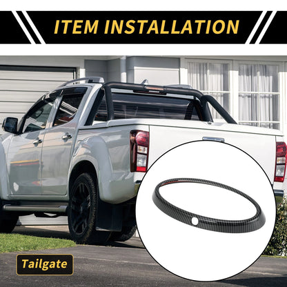 Carbon Fiber Tailgate Emblem Badge Cover for Ford Ranger (2023-2024)