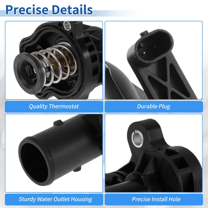 Engine Coolant Thermostat Housing Assembly for Dodge Durango V6 3.6L