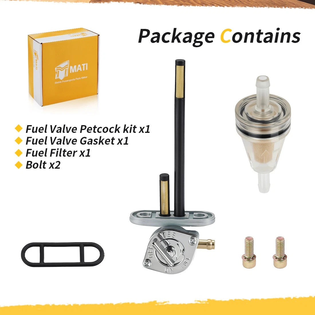 Aluminum Fuel Valve Petcock for Polaris Trail Boss Blazer Scrambler Sportsman