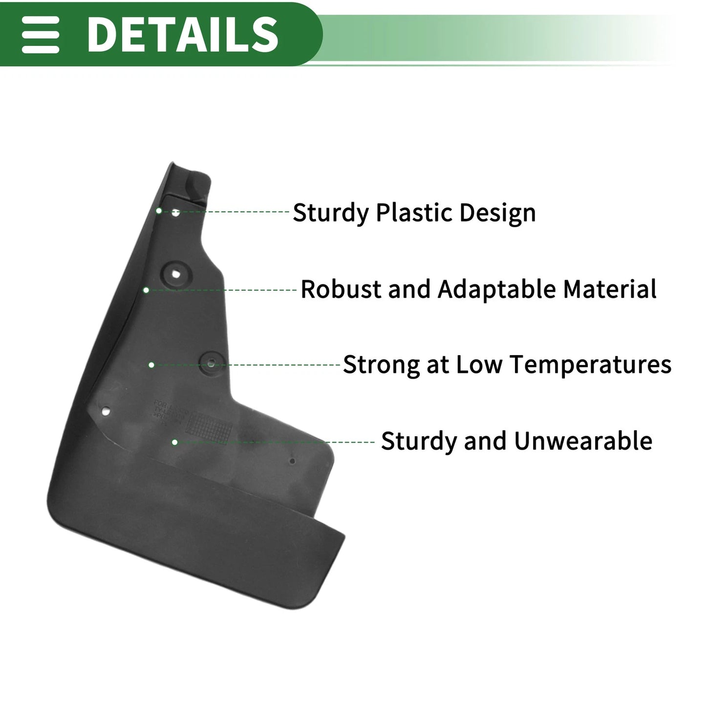 Mud Flaps Splash Guards for Lexus LX570 (2016-2022)