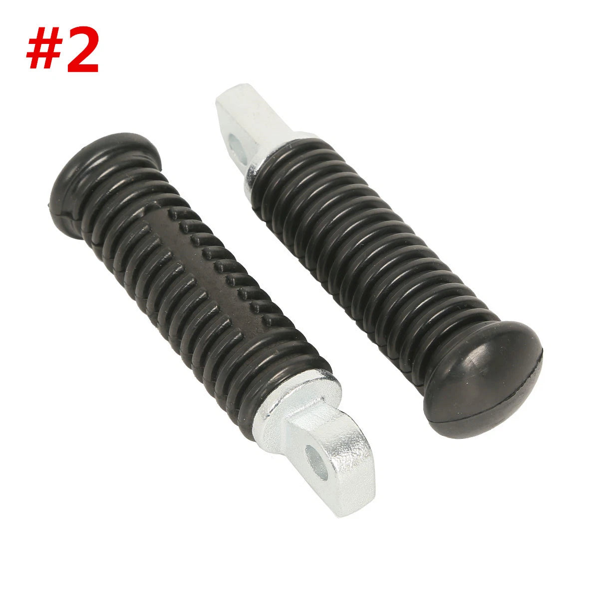 Black Passenger Foot Pegs for Harley Sportster XL883 1200 (2004-2013)