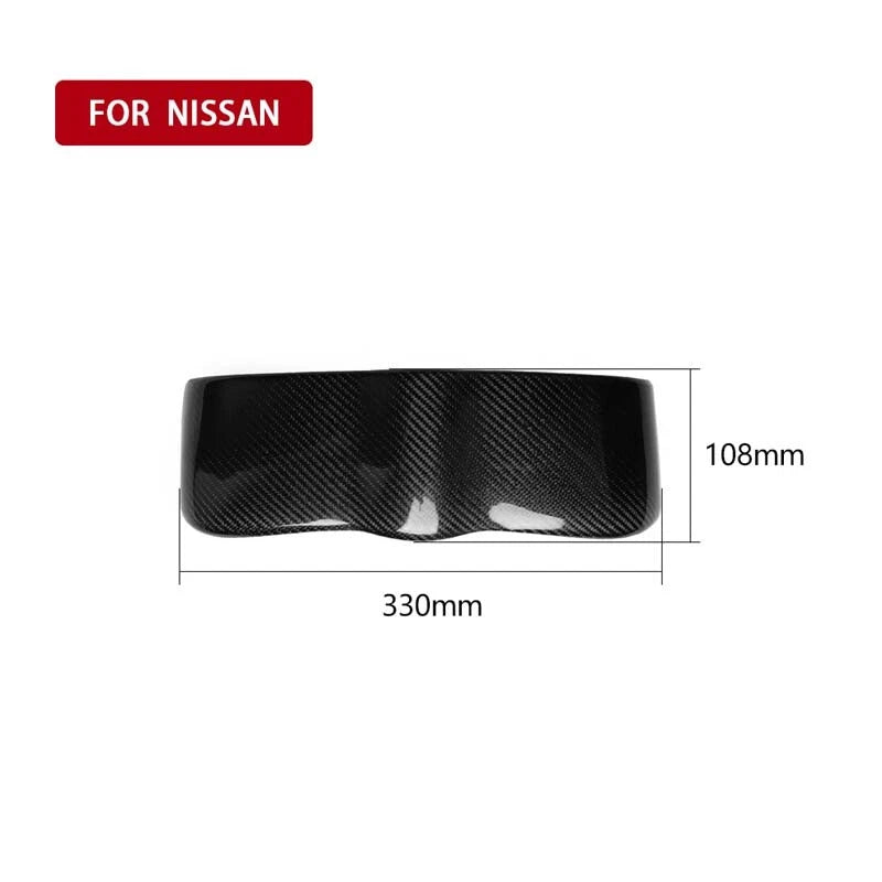 Real Carbon Fiber Center Speedometer Dashboard Cover For 2003-2008 Nissan 350Z