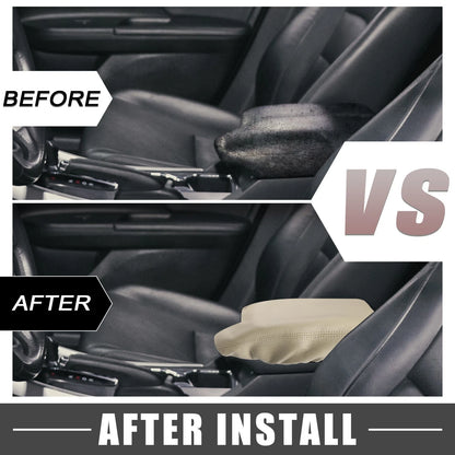 Beige Center Console Armrest Cover Trim for Honda Accord (2013-2017)