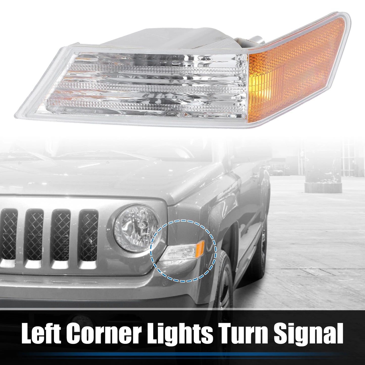 Front Left Turn Signal Light for Jeep Patriot (2007-2017)