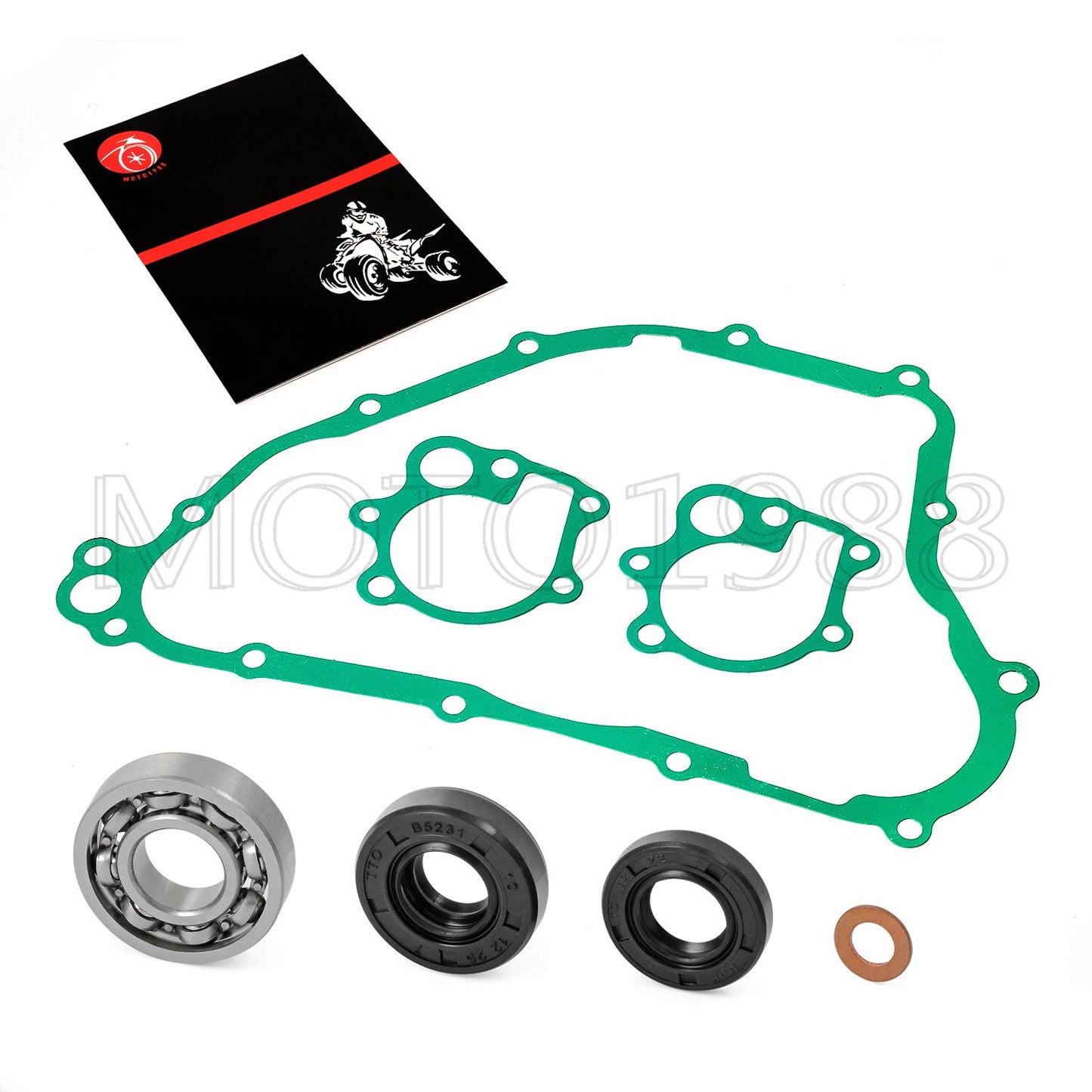 Water Pump Rebuild Gaskets Seals Bearing for Honda CR250 CR250R (2002–2007)