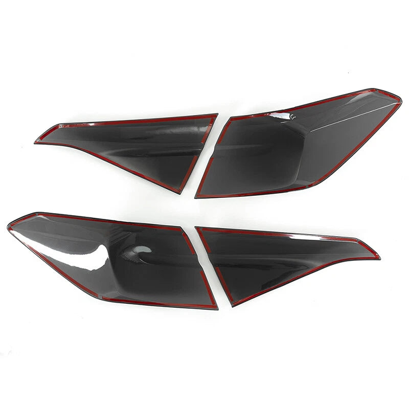 ABS Smoke Black Rear Tail Light Shade Covers 2 x For Honda Civic (2021-Up)