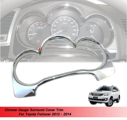 Chrome Gauge Surround Cover for Toyota Fortuner (2012-2014)